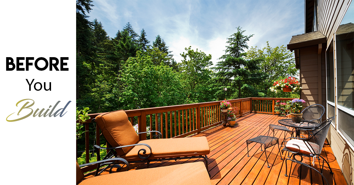 Before You Build a Deck